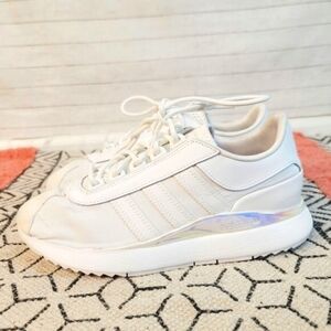 ADIDAS 2020 SL Andridge 'White Iridescent' Sneakers, sz 8
